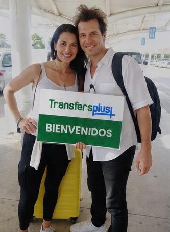 Travelers with Transfers Plus during their private transportation service to Secrets Riviera Cancun Resort & Spa  